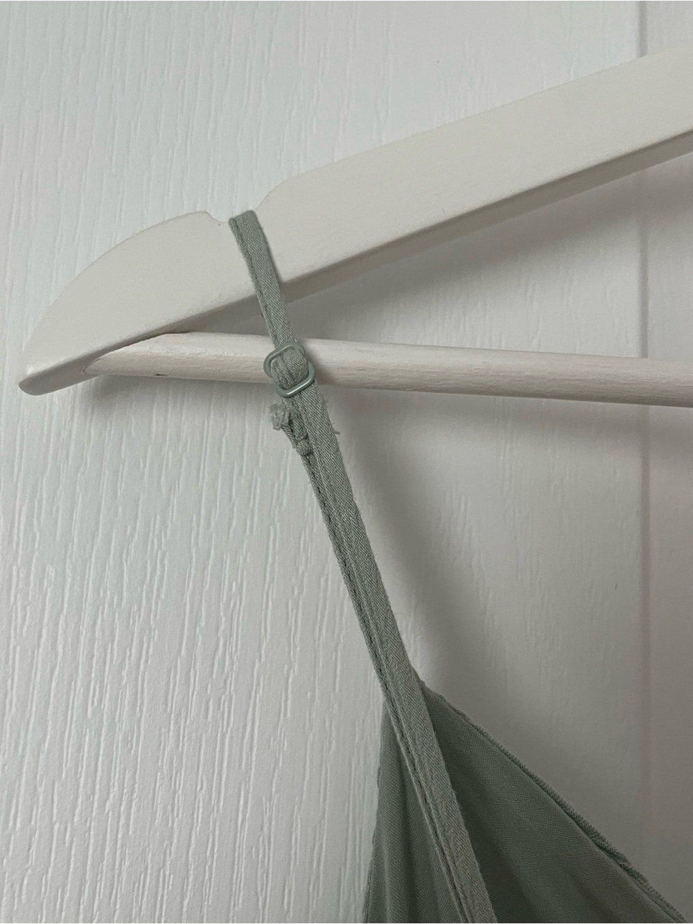 Garage Sage Green Spaghetti Strap Mini Dress - Picture 5 of 6